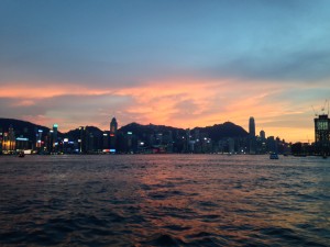 Hong Kong sunset