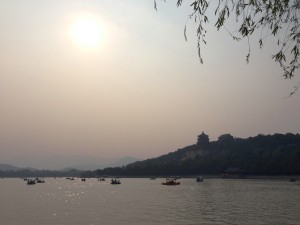 Lake Kunming outside of the Summer Palace.