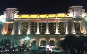 Palais de la Méditerranée.  Simply a beautiful hotel.