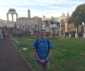 Me at the Roman Forum in the former house of the Vestel Virgins of Rome. With a walking tour by Rick Steves, it was an amazing afternoon of history.