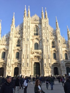 The Duomo di Milano. The fifth biggest church in the world and maybe the most beautiful one I have ever visited. It is freaking amazing.