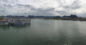 Ha Long Bay from a distance
